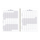 Blueline - 2027 agenda hebdomadaire/mensuel avec reliure à double spirale dorée – 11 po x 8 1/2 po – minimaliste-Coins déchirables
