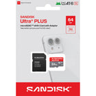SanDisk - Carte microSD UHS-I Ultra Plus 64 Go-Ultra-résistante