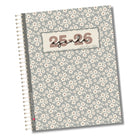 Pomme & Gribouillis - 2025-2026 Étudiant Agenda - Anglais-Une section «Mes informations» : Calendrier annuel, 3 pages pour noter les horaires des sessions d'automne, hiver et été, 1 page de motivation pour l'étude, un bottin téléphonique pour l'université, des pages pour noter des comptes rendus de travaux d'équipe, une page pour noter les informations importantes à retenir