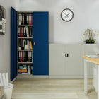 Ceha Canada - Armoire de rangement métallique RTA - 36 po L x 77 po H - Bleu-7