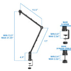 Mount-It - Bras de micro réglable-8
