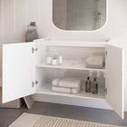 Modway - Bryn Support mural de 36" Vanité de salle de bain (lavabo non inclus) - Blanc-Construction murale