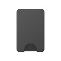 PopSockets - PopWallet pour MagSafe Rond avec Anneau D'adaptation - Noir-Portefeuille magnétique avec anneau adaptateur inclus pour rendre toute coque compatible