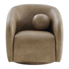 Modway - Holland Pivot Cuir végane Fauteuil - Champignon-7
