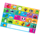 Ashley Productions - ASH95706 Tapis de table Studio Smart Poly ABC's Learning - 13" x 19" - unilatéral - paquet de 10-Résistant à l'eau, aucune stratification requise.