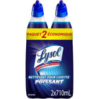 Lysol - Désinfectant et nettoyant de cuvette puissant  twin - power - 2x710 mL-Élimine les taches tenaces et les traces de cuvette des toilettes