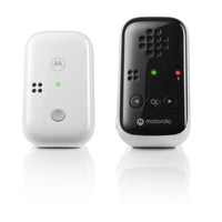 Motorola - Moniteur bébé audio PP10 - Blanc-Jusqu’à 1,000ft Gamme - Être en mesure d’entendre votre petit dans n’importe quelle pièce de la maison avec sa vaste gamme