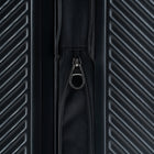 Reebok - GO Collection Ensemble de bagages rigides 2 pièces - Noir-Poignées de chariot avec mécanisme de verrouillage à bouton-poussoir verrouillable dans plusieurs positions