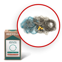 TerraCycle - Filets pour cheveux et barbe et bouchons pour les oreilles - Zero Waste Box- Petite-Veuillez nous envoyer toutes les marques et tailles de filets à cheveux et à barbe et de bouchons d'oreilles usagés.