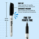 Hilroy - Marqueurs permanents, marqueur permanent, faible odeur, pointe fine, couleurs assorties, Lot de 24-Capuchon à pression :Les marqueurs permanents Hilroy sont dotés d'un capuchon à pression sécurisé qui empêche l'encre de sécher. Le capuchon s'ajuste parfaitement pour une utilisation facile et fiable, préservant ainsi la qualité de l'encre et prolongeant la durée de vie du marqueur