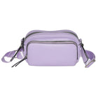 Nicci - Sac à bandoulière pour femme avec poche avant zippée - Lilas-Poche intérieure zippée et poche pour téléphone portable