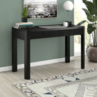 Hudson&Canal - Bureau Mendoza 48'' - Grain noir-Finition grain noir aspect bois