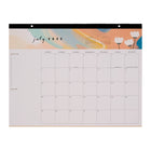 The Happy Planner - 2025-2026 Calendrier de bureau de 12 mois Petal Poetry -Les 12 calendriers mensuels s’étendent de juillet 2025 à juin 2026