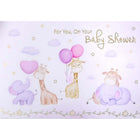 Rosedale - Cartes de souhaits Shower de Bébé 5-1/2 po x 8 po / Enveloppes - paquet de 12-Cartes de souhaits qualité boutique