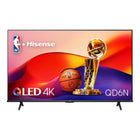 Hisense - Téléviseur Google QD6N 43" QLED 60 Hz UHD-Bénéficiez d'une prise en charge HDR complète et du Dolby Atmos pour un son immersif. Accédez à Google TV, au mode Sports IA, à la commande vocale et au Bluetooth intégré pour des options de visionnage et de connectivité améliorées.