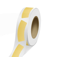 JAM Paper - Rouleaux d'étiquettes standard - goulot de bouteille - 1 3/16 x 3 1/4 - feuille métallique dorée - 125 étiquettes/rouleau-Couleur : feuille dorée brillante durable | Faites ressortir votre courrier avec des étiquettes d'adresse d'expédition colourées.