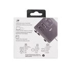 LOGiiX - World Traveler XL 65W Adaptateur de Voyage - Noir-Il s'agit d'un adaptateur de passage uniquement et ne convertit pas la tension