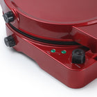 Chef commercial - Gril électrique antiadhésif d'intérieur et presse à panini de comptoir-FONCTIONS IMPRESSIONNANTES — Cette machine à pizza de 11 pouces est dotée de fonctionnalités supplémentaires, notamment des voyants d'alimentation et de température, une minuterie d'arrêt de 30 minutes, un boîtier au toucher froid et des pieds antidérapants.