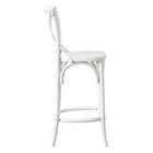 Modway - Gear Tabouret de comptoir - Blanc-8
