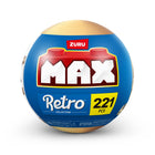 Max - Briques rétro-COLLECTIONNEZ-LES TOUS : 6 modèles rétro différents à collectionner, notamment : radio à cassette, appareil photo Polaroid, machine d'arcade, téléphone, ordinateur et télévision !