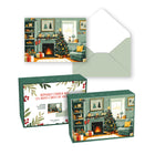 Pierre Belvedere - 2025 Cartes de Noël - Noël Vintage - Français - Paquet de 20-Cartes et enveloppes de haute qualité pour la saison des fêtes