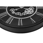 Monarch Specialties - Horloge - 30 po Rond - Mécanisme D'Engrenage - Surdimensionné Grand - Horloge Murale - Noir - Transitionnel-Aucun assemblage n'est nécessaire, il suffit d'insérer 3 piles AA (non incluses) pour transformer instantanément le mur en objet décoratif