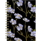 Mead - Agenda hebdomadaire/mensuel bleuet 2025 - 8-1/2 po H x 5 1/2 po l - Multicolore - Bilingue-15 mois complets de planification hebdomadaire mensuelle + 3 feuilles étalées