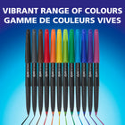 Expo - Marqueurs effaçables à l’eau,couleurs assorties, pointe ultrafine, 8 unités-L’emballage peut différer