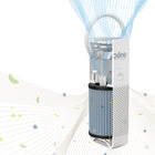 Pure Enrichment - Purificateur d'air portatif HEPA PureZone-Filtre à air 2 en 1 : Le véritable filtre HEPA et le préfiltre à charbon actif nettoient l'air de votre espace personnel de la poussière, du pollen, des squames d'animaux, de la fumée, des spores de moisissures et des odeurs domestiques.