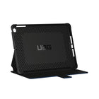 UAG - Etui Metropolis Folio pour iPad (2018, 2017)/iPad Air 2/Air de 9,7 po - noir/bleu-Prise tactile