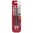 Uniball - Stylos à bille rétractables uni-ball Jetstream - Pointe moyenne (1,0 mm) - Noir - Paquet de 2-L’encre hybride indélébile mélange la douceur et l’éclat d’un stylo à encre gel avec la vitesse de séchage rapide d’un stylo à bille