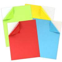 JAM Paper Étiquettes pour expédition, 5,5 x 8,5 po, couleurs néons variées, 150/paquet (359429assrt)-Étiquettes d’expédition