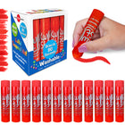 Kwik Stix - TPG6002012 Bâtons de peinture à la tempera solide - paquet de couleur unique - rouge - 12 par boîte - 12 boîtes.-Ces peintures lavables sont non toxiques et sans noix, œufs et gluten.