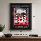 Frameworth - Nikolaj Ehlers 16 po H x 20 po l Cadre signature réplique Carolina Hurricanes Champions de la Coupe Stanley 2026 - Sous licence officielle LNH/AJLNH-7