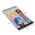 Fashion Angels - Portfolio Compact de Mode-À EMPORTER PARTOUT AVEC SOI – Dessinez, tracez, colouriez et accessoirisez où que vous soyez ! Ce carnet spiralé pratique se glisse facilement dans un sac à main ou un sac à dos, pour des moments de création à la maison, en voyage ou entre copines