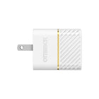 Otterbox - Chargeur Mural PD 20W USB-C - Blanc-Le chargeur mural dispose de broches pliables pour un design plus compact