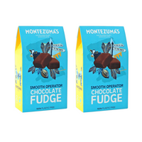 Montezuma’s Smooth Operator - Fudge au chocolat, 150 g, paquet de 2-Fudge au chocolat riche à la texture douce et crémeuse.