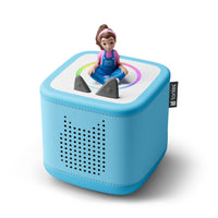 Tonies - Ms. Rachel Mon premier coffret Toniebox 2 - bleu ciel-Liste des titres (en anglais) : 1. Welcome 2. I’m So Happy song 3. Episode 1: Field Trip to the Farm 4. Old MacDonald Had A Farm song 5. BINGO song 6. Itsy Bitsy Spider song 7. I Love a Rainbow song 8. Hop Little Bunnies song 9. Hungry Ants song 10. Episode 2: Field Trip to School 11. Wheels on the Bus song 12. Counting song 13. I Could Be Your Friend song 14. Alphabet song 15. Phonics song 16. Field Trip to the Big City 17. Take the Elevator so