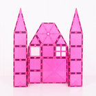 Connetix - Ensemble Caritatif Rose, Contenant 20 Pièces-Idée cadeau pour les garçons, les filles et les enfants de 3 ans et plus qui cherchent une introduction au jeu magnétique ou un complément à une collection existante