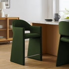Modway - Talia 37 pouces Cuir végane Tabouret de comptoir - Vert mousse-Cadre en bois courbé