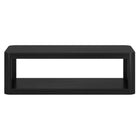 Hudson&Canal - Table basse rectangulaire Kellan 47" L - Grain noir-La table est fabriquée à partir de matériaux MDF de haute qualité et durables