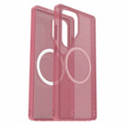 OtterBox - Symmetry Clear Magnets Case pour Samsung Galaxy S25 Ultra - Thimbleberry-DROP+ Résiste à 3X plus de chutes que la norme militaire (MIL-STD-810G 516.6)