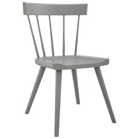 Modway - Sutter Fauteuil d’appoint de salle à manger - Gris clair-Chaise à manger moderne de ferme