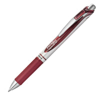 Pentel - EnerGel Rechargeable Rétractable Stylo à Encre Gel - 0,7mm - Encre Bordeaux-L’encre gel liquide sèche très vite et ne laisse aucune tache ni bavure – les gauchers en raffoleront.