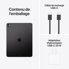 Apple - iPad Pro 13 po, Écran Ultra Retina XDR, Wi-Fi, puce M4, 256 Go, Noir infini-Garantie limitée du fabricant de 1 an