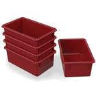 Jonti-Craft - Cubbie Plateau, Rouge, Paquet de 3-Idéal pour le rangement en classe