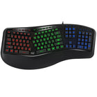 Adesso - Clavier ergonomique RGB USB - Disposition bilingue canadienne-Design ergonomique pour un confort maximal