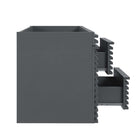 Modway - Render 48" Armoire de lavabo compatible avec un seul lavabo (non inclus) - Gris-Matchs non inclus