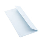 JAM Paper Enveloppes en papier-parchemin recyclé, format livret à fermeture gommée, 4 1/8 x 9 1/2 po, bleu, 100/pqt-Ouverture : livret