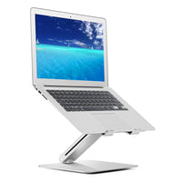 ShoppingAll - Support ergonomique réglable pour ordinateur portable - Argent --Le support pour ordinateur portable est fabriqué en alliage d'aluminium de qualité supérieure de 3 mm d'épaisseur, il pèse 1,6 kg / 3,5lbs.